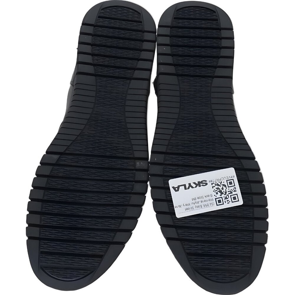 Easy Street Joyful Mary Jane Shoes Black - Women's Size 8 Medium Vegan Leather - Picture 6 of 8